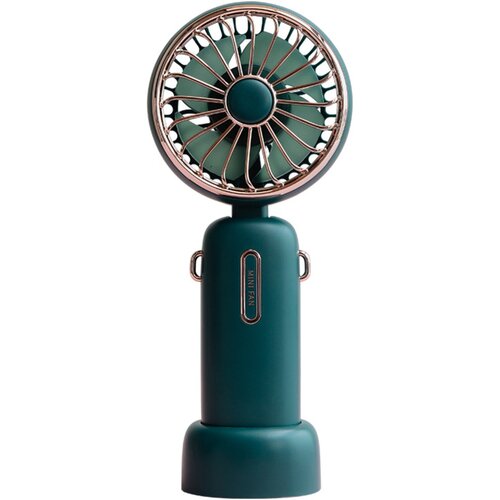 INF Zložljiv polnilni ročni ventilator 4800mAh, 3-hitrostni, z vrvico Green, (5000310484) Cene