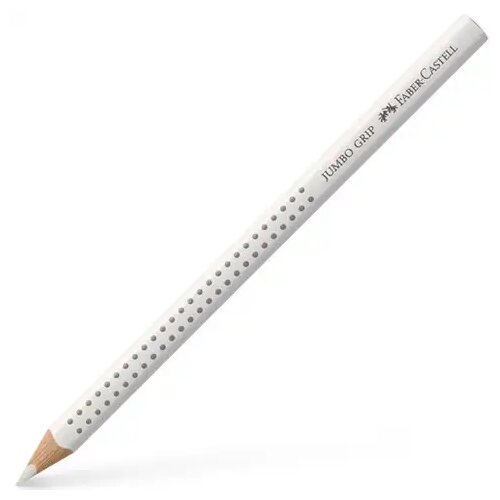 Faber-Castell Jumbo Grip drvena bojica bijele boje Slike