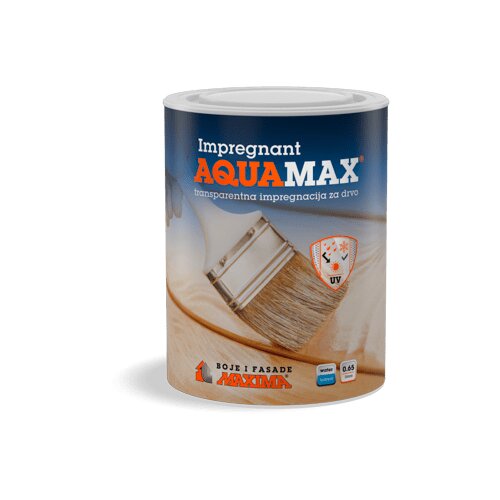 Maxima aquamax impregnant transparentna impregnacija za drvo 0.65L Slike