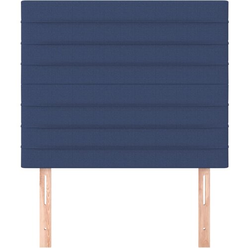  Uzglavlje plavo 80x5x118/128 cm tkanina Slike