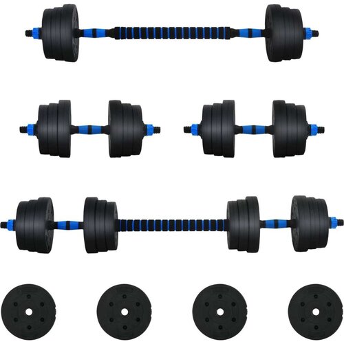  2-u-1 set bućica Crna i Plava 121 x 19 5 x 19 5 cm Slike
