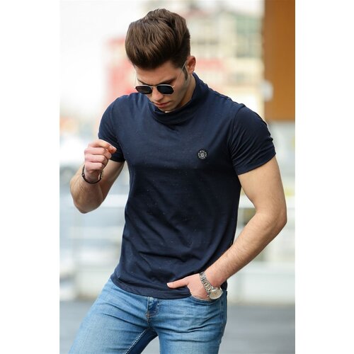 Madmext T-Shirt - Dark blue - Regular fit Slike