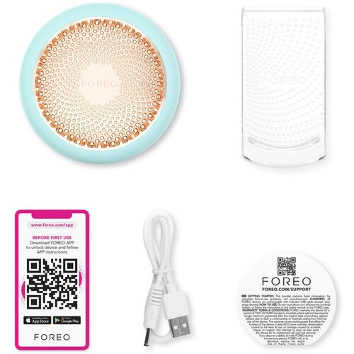 Foreo UFO&amp;trade; 3 5-in-1 sonični uređaj za ubrzano djelovanje maske za lice Arctic Blue 1 kom Slike