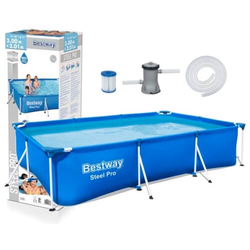 Bestway montažni bazen steel pro 300*201*66 cm Slike