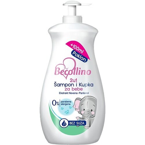 Becollino 2u1 šampon i kupka za bebe 500ml Cene