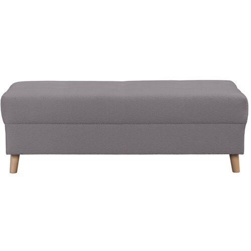 Ropez Tamno sivi tabure od bouclé tkanine Ariella – Cene