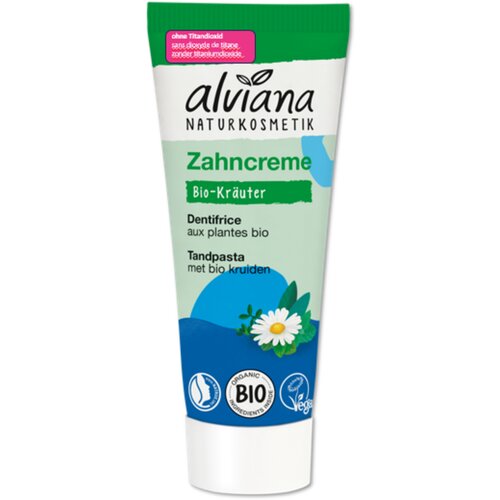 Alviana naravna kozmetika Zobna pasta z bio zeli&amp;scaron;či Slike
