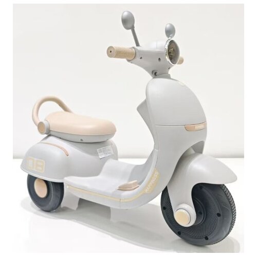 Baby motor skuter 6v 1motor bež siva ( 744314B ) Slike