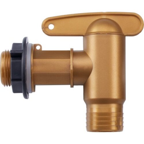 Garantia AQUA QUICK plastična iztočna pipa 3/4'' medeninaste barve - 1 k. Cene