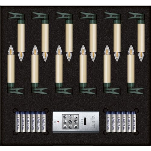 KRINNER Superlight Bavaria Mini Flame 12 pcs. Set Ivory Cijene