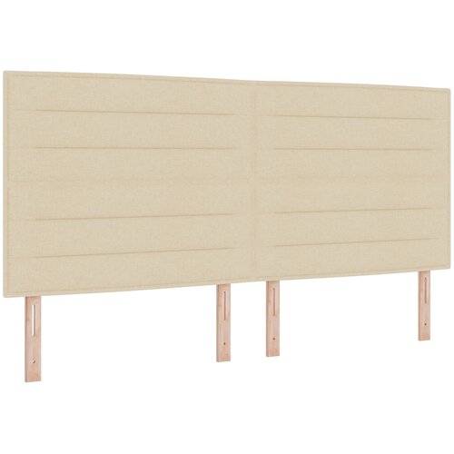  Podesivi krevet s madracem Krem 200 x 200 cm Tkanina Slike
