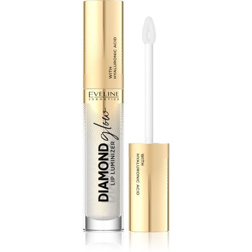 Eveline Cosmetics Diamond Glow svjetlucavo sjajilo za usne s hijaluronskom kiselinom nijansa 07 Golden Dust 4,5 ml Cijene