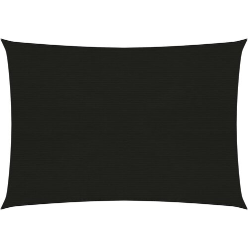 VidaXL Jedro za za&amp;scaron;titu od sunca 160 g/m&amp;sup2; crno 3,5 x 5 m HDPE Slike