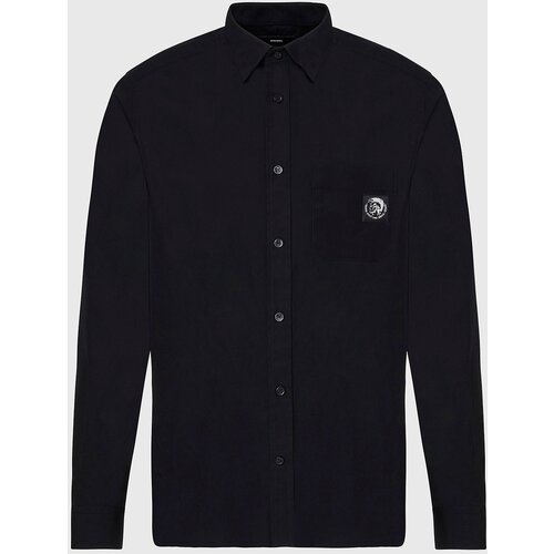 Diesel Shirt - SBILLPOCKET SHIRT black Slike