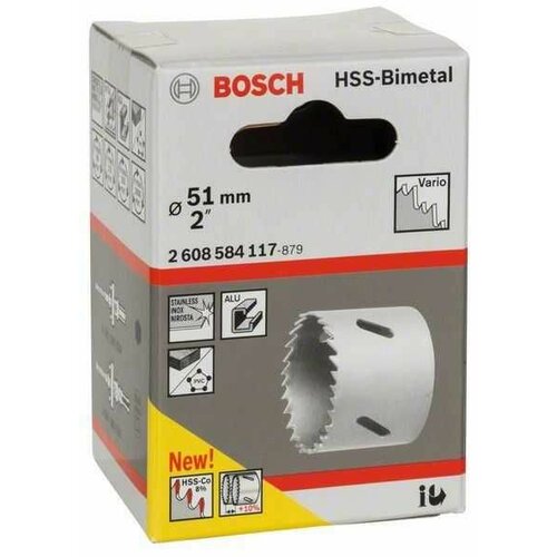 Bosch testera za otvore hss-bimetal za standardne adaptere 2608584117/ 51 mm/ 2" Slike