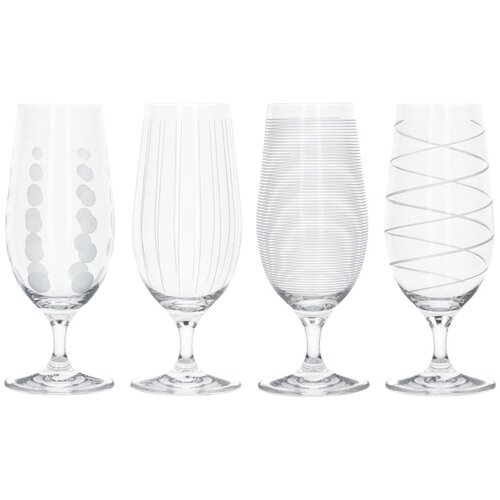 Mikasa Set 4 kozarcev za pivo Mikasa Cheers, 200 ml Cene