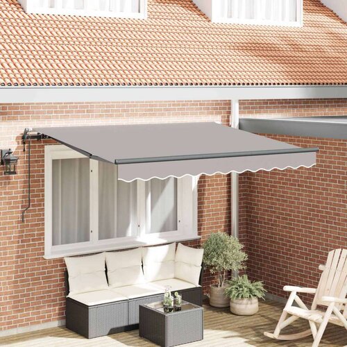Tenda Svijetlo siva 300 x 200 cm tkanina Cijene