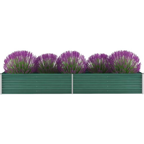  Visoka greda iz pocinkanega jekla 320x80x45 cm zelene barve Cene