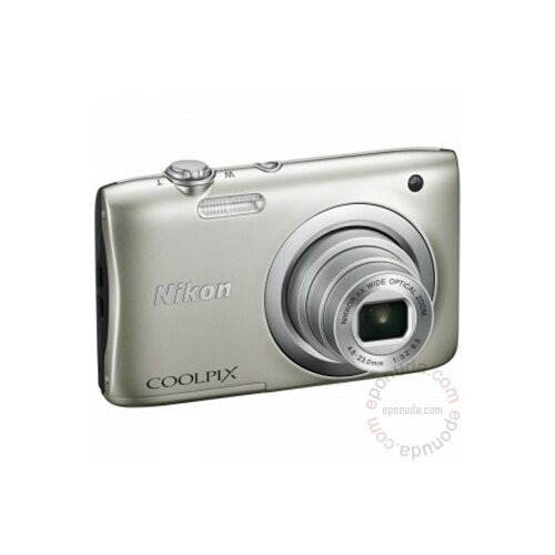 Nikon Coolpix A100 srebrni digitalni fotoaparat Slike