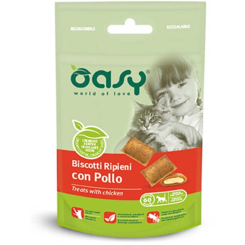 Oasy Adult polnjene blazinice s pi&scaron;čancem, posladki - 60 g Cene