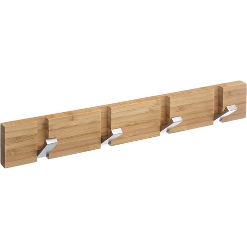 JJA FIVE zidna vje&amp;scaron;alica 4 kukice 40x5,5x6cm DRVO Slike