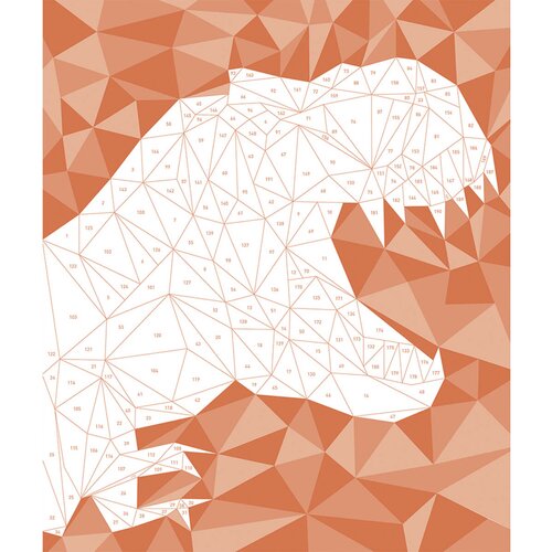 Janod kreativni set za izradu geometrijskih mozaika dinosaurs Slike