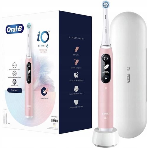 Oral-b Električna zobna &amp;scaron;četka iO Series 6 Pink Sand, (5000558554) Slike