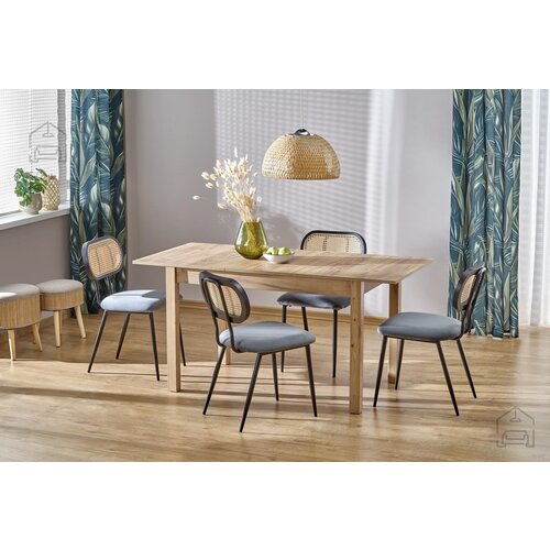 Xtra furniture Raztegljiva jedilna miza Maurycy 118/158 cm - hrast craft, (20965897) Slike