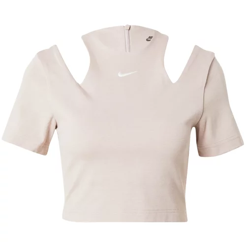 Nike Sportswear Majica temno siva / bela