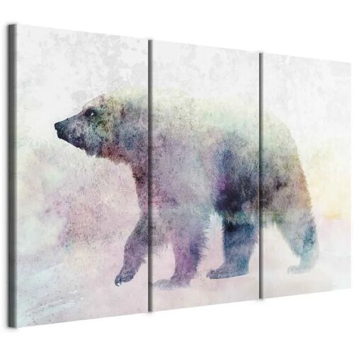  Slika - Lonely Bear (3 Parts) 60x40 Standard Cene