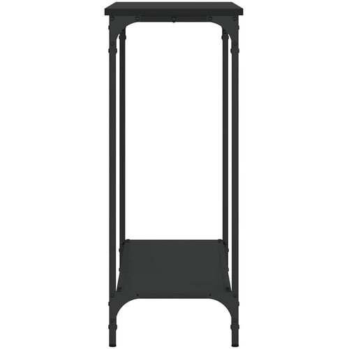  Konzolni stol crni 101 x 30,5 x 75 cm od konstruiranog drva Slike