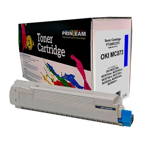  Toner Print-Team Oki MC873/MC883 Cyan Cene
