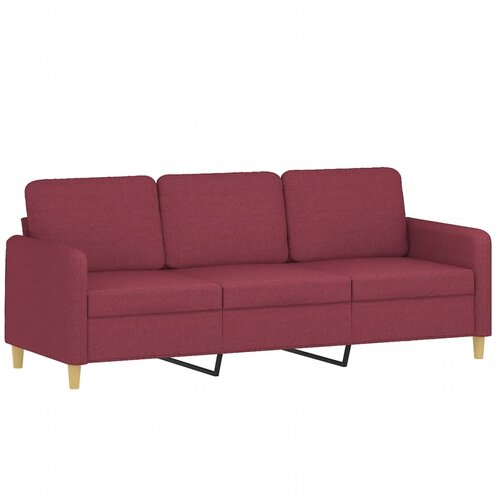 Maison Chic kavč - Sofa - Kanape vinsko rdeč 180 cm blago, (21726657) Slike