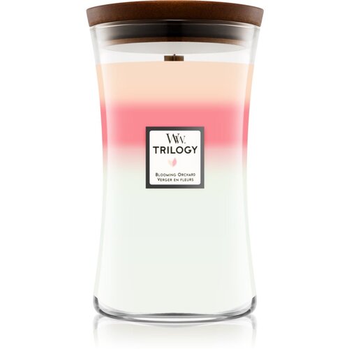 WoodWick Trilogy Blooming Orchard mirisna svijeća 609,5 g Cijene