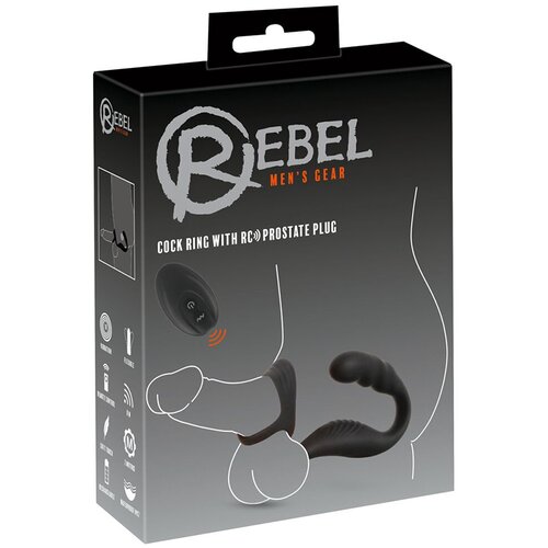  Cock Ring with RC Prostate Plug Cene