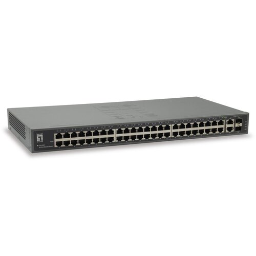 Level One Switch 50x FE FGU-5021 2xGSFP 19&amp;ldquo; Slike