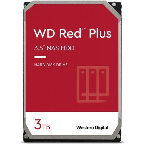 Western Digital Red Plus NAS 3TB WD30EFZX (CMR) hard disk Slike