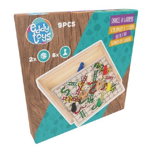Eddy Toys Dječja igra Zmije i Ljestve BD Vozicki 58721-Igra Slike