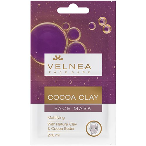 Velnea maska za lice sa glinom i kakao buterom 2x6ml Cene
