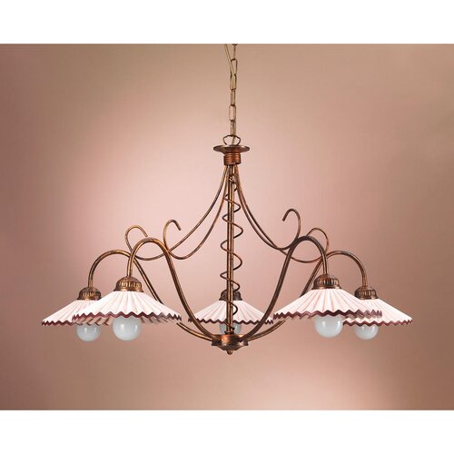 ONLI luster na lancu rosina 5xE14/6W/230V Slike