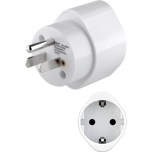 Goobay Travel adapter sa EU na USA 15A bijeli Cijene