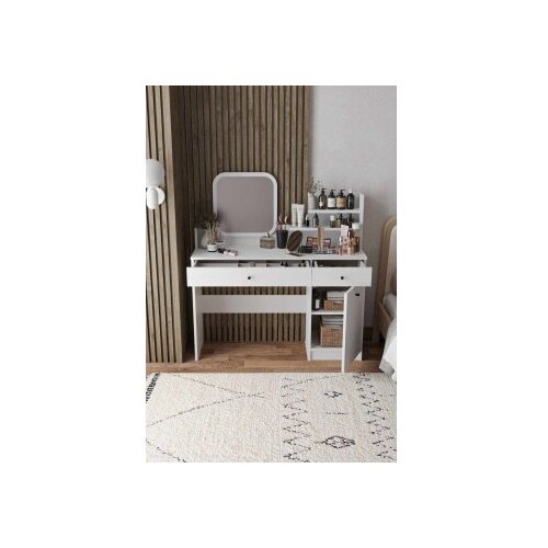 Hanah home Stol za &amp;scaron;minkanje Harmony 2 Kvadratni, 124 x 135 x 40 cm, Bijeli Slike