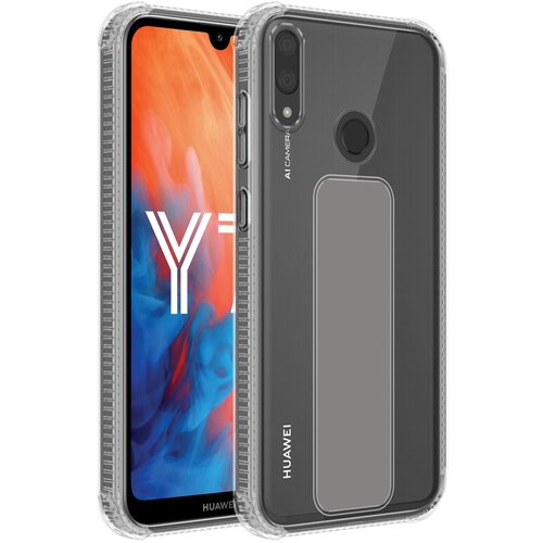Cadorabo Ohi&scaron;je, združljiv s Huawei v sivi - za&scaron;čitni pokrov, narejen iz fleksibilnega silikona TPU z držalom in funkcijo stojala, (20617572) Cene