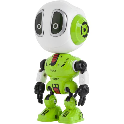 Interaktivni robot koji ponavlja riječi, svijetleće oči, zeleni Slike