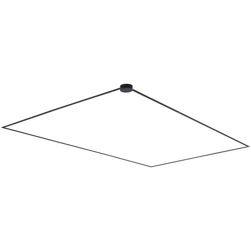 QAZQA Modern railsysteem zwart 1-fase 1000 cm met ronde voeding - Magnetic Cene