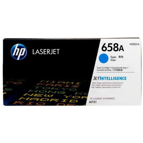 HP Toner W2001A 658A (modra), original Slike
