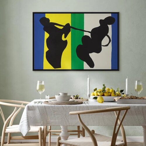  Slika - Henri Matisse &amp;ndash; The Cowboy (from Jazz) 120x80 U crnom drvenom okviru Slike