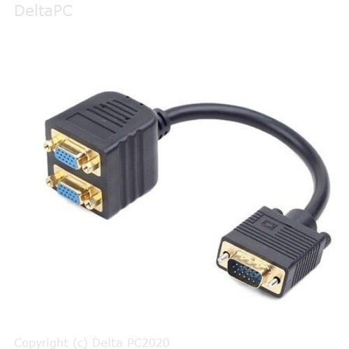 VIDEO spliter GEMBIRD 1to2 VGA, 2xHD15F, 1x HD15M,0,2m CC-VGAX2-20CM Cijene