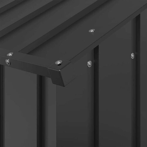 vidaXL Pasja hiša s streho 114x202x101 cm Pocinkano jeklo Cene