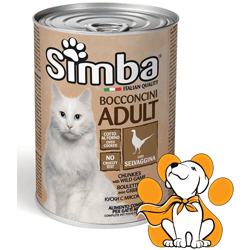 Simba Cat Chunkies With Wild Game 415g, Ukusni Komadići Mesa Divljači Slike